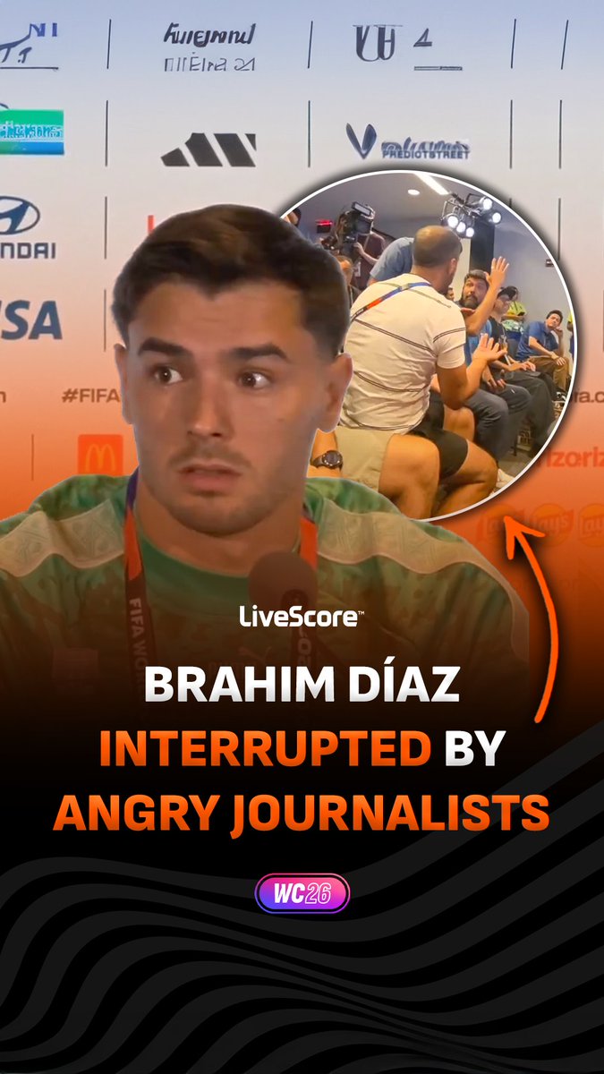 Brahim Díaz didn’t know what to do when a couple of journalists started arguing in his press conference 😅😬