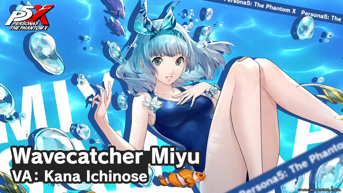 Miyu Sahara is ready to make waves with a new look! Wavecatcher Miyu is coming in Ver. 4.6! ✨️ "When you think of summer, you think of the sea! When you think of the sea, you'll think of me and you... Miyu!" #P5XEN #MiyuSahara