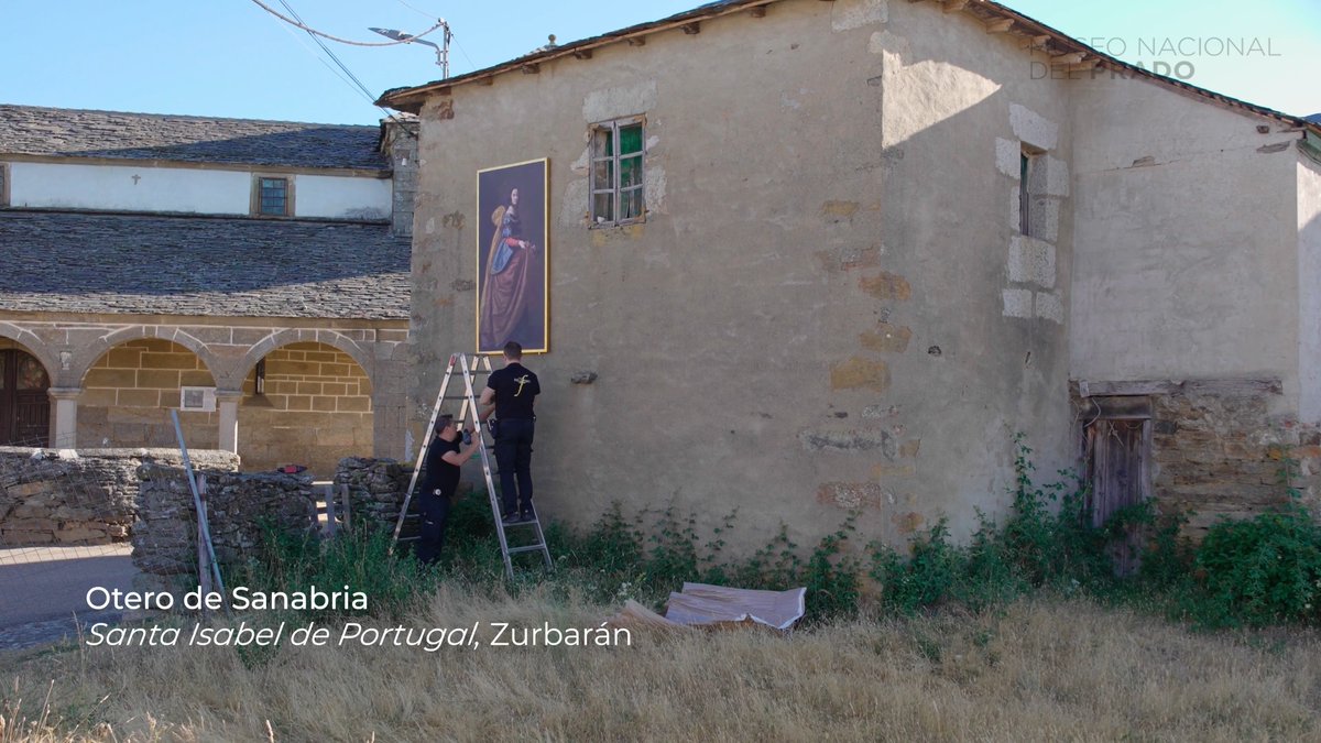 #Instalación "En un lugar que renace". El Museo del Prado, de la mano de la Diputación de Zamora, lleva 15 réplicas de sus obras más conocidas a 13 localidades de las comarcas de Sanabria y La Carballeda