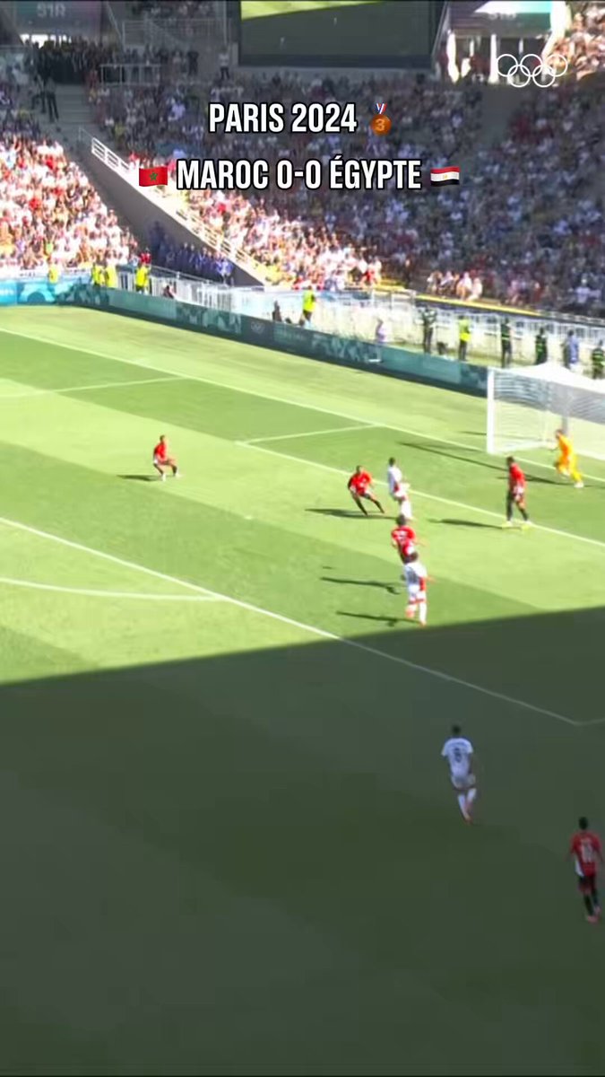 Le festival offensif du Maroc à Paris 2024 lors du match pour la médaille de bronze 🇲🇦⚽ #JeuxOlympiques | cnomarocain
