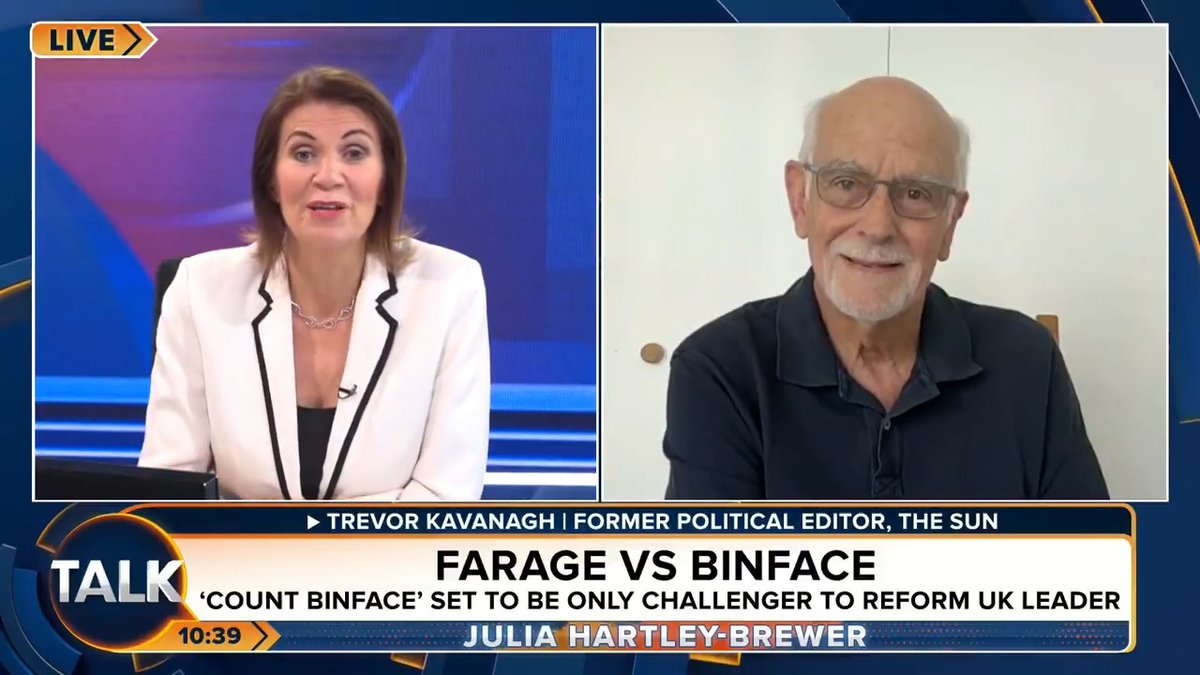 🚨"This has been a MAJOR tactical error" Trevor Kavanagh says Nigel Farage has nobody to blame but himself for not declaring political gifts and donations to the House of Commons. "The association with crypto currency is indelibly stained by its links with organised crime. Julia Hartley-Brewer