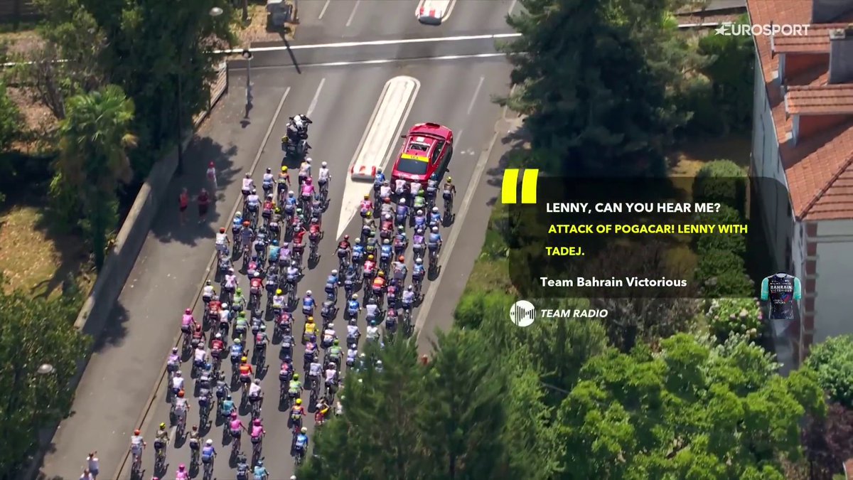 🎙️ "Ataque de Pogacar. Lenny con Tadej" 😂 La curiosa forma en la que Lenny Martinez y el Bahrain Victorious comprueban que su radio está 'OK' #TDF2026 | #LaCasadelCiclismo