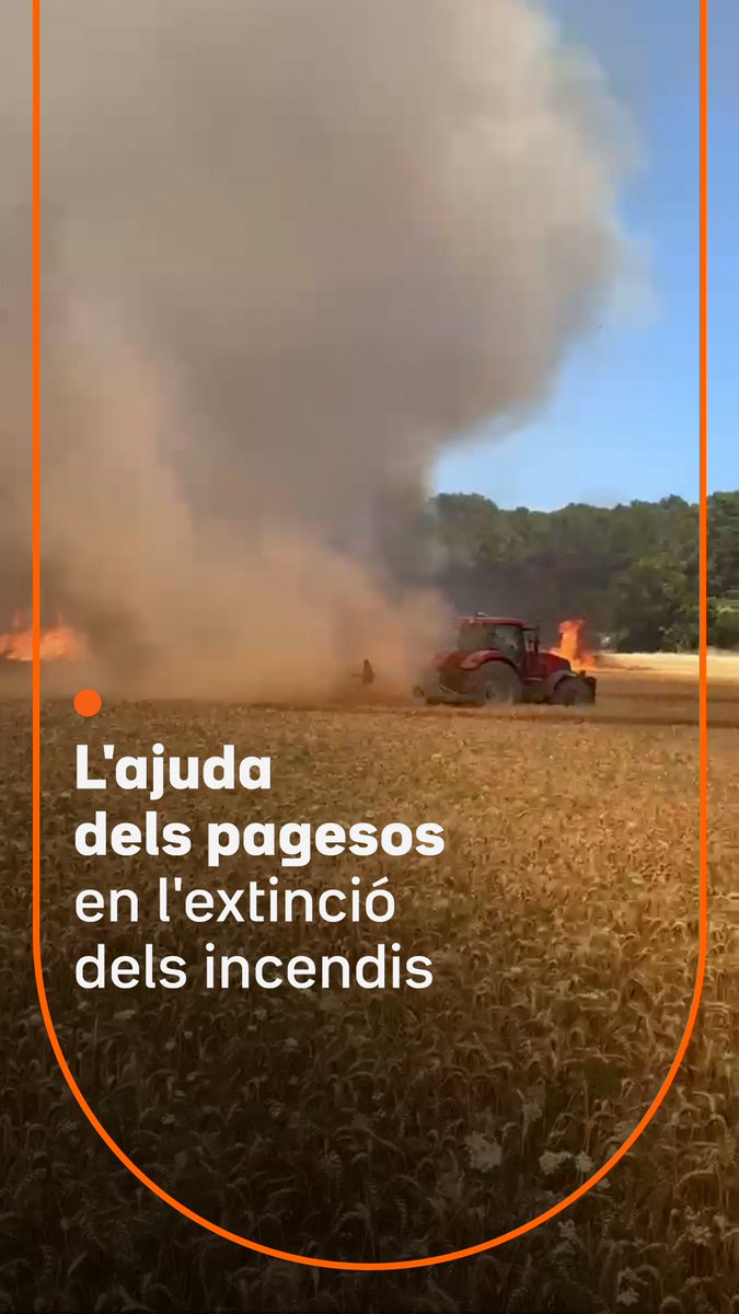 La seva ajuda per aturar els incendis està sent clau. Amb l'onada de focs simultanis arreu del territori, pagesos i ramaders treuen els tractors per llaurar els camps i ajudar a frenar-ne l'avanç. Ho fan coordinadament amb els Bombers i les ADF