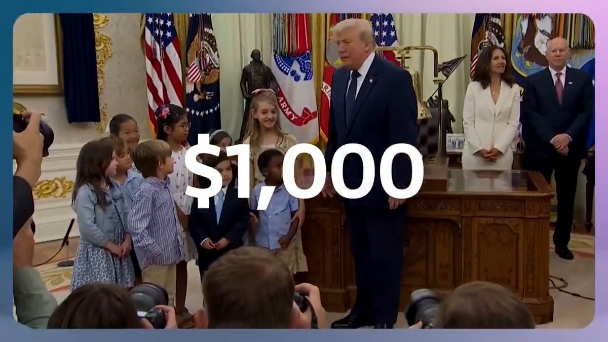 How should you save for your kids? The Trump administration is offering $1,000 for newborns in the US, invested in an index fund called a Trump account, aiming to start young Americans investing in the stock market. Elena Casas has more