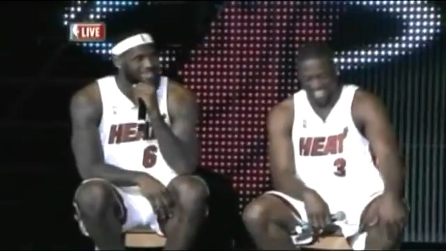 "Not 1, not 2, not 3, not 4, not 5, not 6, not 7." 16 years ago today, The Miami Heat welcome party for "The Heatles"