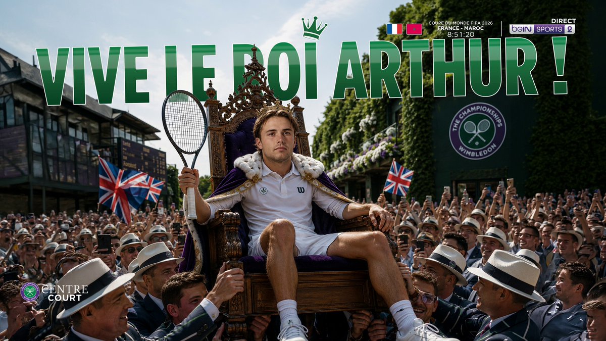 🏆 #Wimbledon 🎾 Retour sur la qualification d'Arthur Fery en demi-finales !
