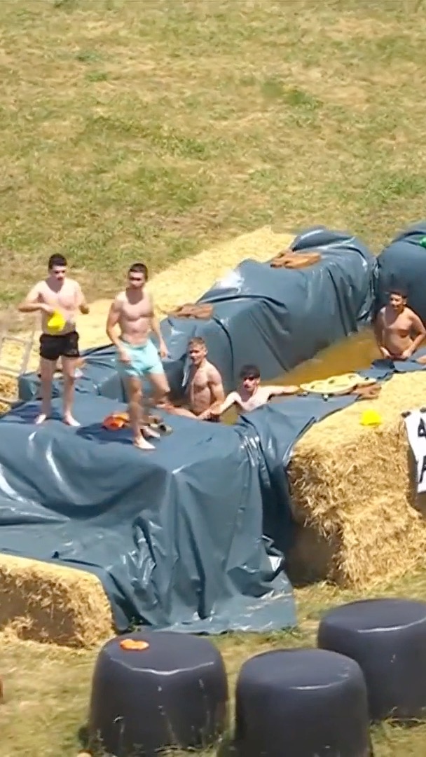 A swimming pool beside the Tour de France sounds lovely… until you see it! 🤮