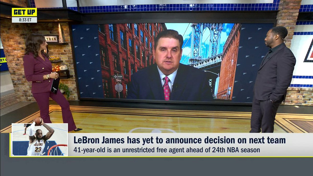 "He's not considering any of these teams where he would go in and be the center piece player. That's why he's only going to make a minimum contract or get an exception." Brian Windhorst believes LeBron James will be a "supporting piece" on his new team 🍿
