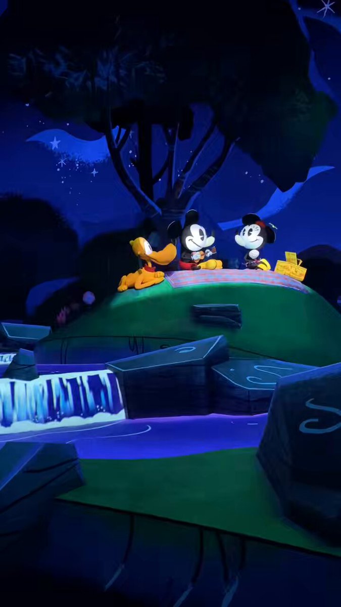 This video of Mickey &amp; Minnie’s Runaway Railway is only notable for what’s NOT in it. If you get EXTREMELY lucky, you can catch the silhouette of the Loch Ness Monster swimming under the pond. We have never seen it, but others have. Are you one of the lucky few?