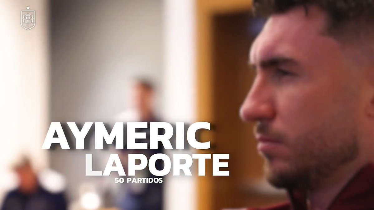 "Lo mejor está por venir" 🗣️ Aymeric Aymeric Laporte hace un repaso de su trayectoria con la Selección Española Masculina de Fútbol tras cumplir sus primeros 50 partidos. #VamosEspaña | #CopaMundialFIFA