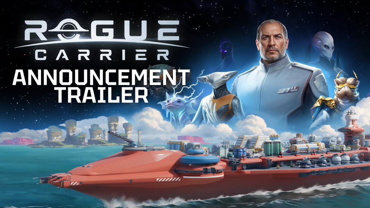 Please welcome Wild Fields to the Hooded Horse family! We're publishing their next project, Rogue Carrier. Survive the vast oceans of an alien planet aboard a behemoth sea ship in this stunning sci-fi roguelite colony management game. 🚢