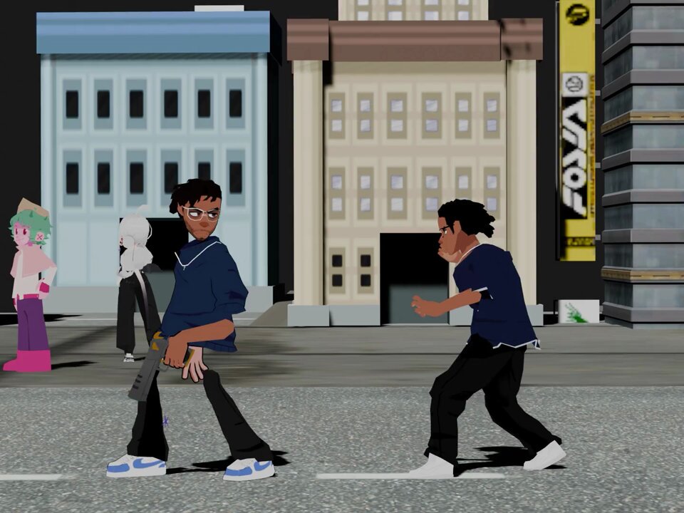 Concept for a lil fighting game (still needs more work)