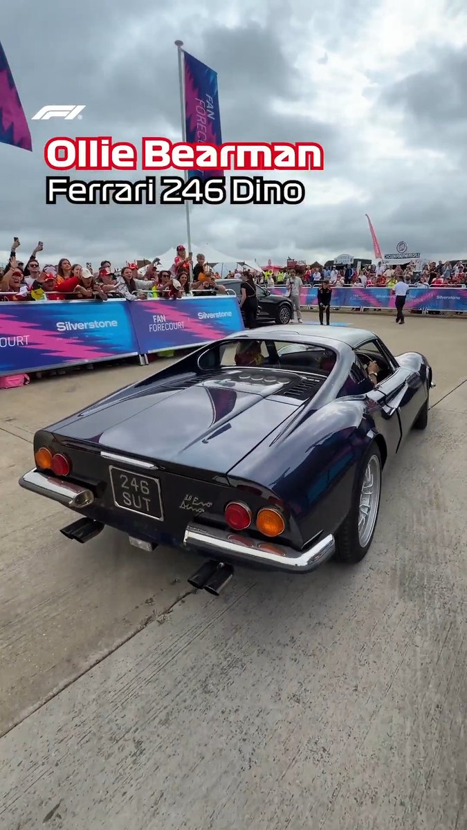 Arriving in style at Silverstone! 🤩 Which car you picking? ✍️ #F1 #BritishGP