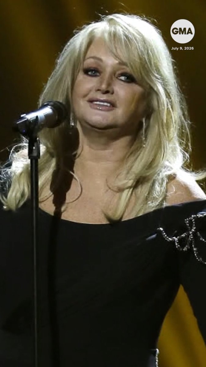 Bonnie Tyler, the singer known for hits including "Total Eclipse of the Heart" and "Holding Out for a Hero," died on Wednesday, according to a statement attributed to her family and team. She was 75. Read more: