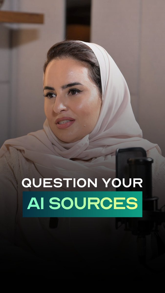 In the latest episode of The End of Limits Podcast, Deemah AlYahya, Founding Secretary General of the Digital Cooperation Organization (DCO), shares a powerful insight: #AI is only as credible as the data it is fed. As AI increasingly shapes the decisions we make, from daily choices to matters of national significance, the real challenge lies not in the technology itself, but in the quality and credibility of the sources behind it. 🎧 Watch the full episode: #HUMAIN #TheEndOfLimits