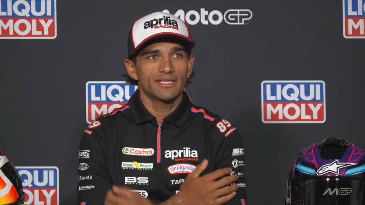 "The Championship is quite open now. You never know if you'll keep the lead for long" - Jorge Martín Almoguera 🎙️ #GermanGP 🇩🇪