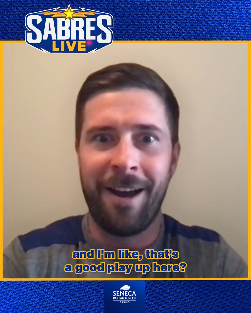 This is a MUST listen clip from Mark Pysyk on spending some time playing forward 🔊 "Playing fourth line winger role when there's no expectations on you has got to be one of the easiest jobs" 😂 Watch Mark's full appearance from today's Sabres Live ➡️