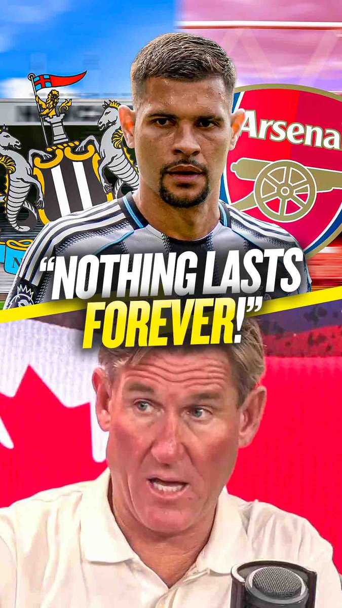 👀 "I still think the Newcastle hierarchy have to sit with this player!" 🤑 "Everybody's for sale is a price is met!" Simon Jordan urges Newcastle to take control of Bruno Guimarães' transfer to Arsenal