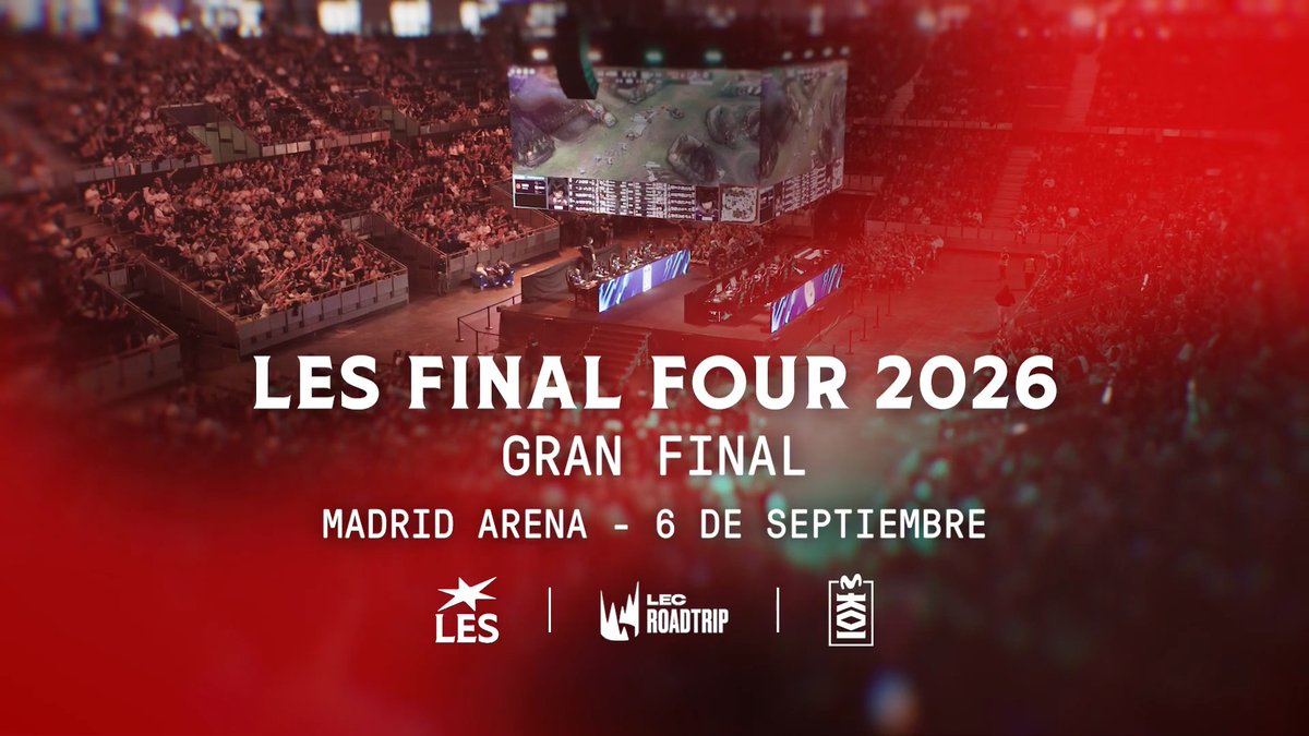 Nada puede compararse con lo que se siente en un presencial. Vive la Final Four de la LES el 6 de septiembre en el Madrid Arena.