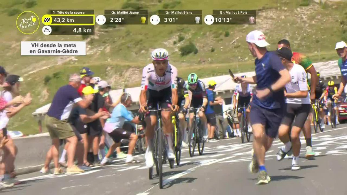 ¡EL ATAQUE DE TORITO! 🔥 🇲🇽 Así el momento en que Pogacar e Isaac del Toro rompieron la carrera y se fueron al frente. Disfruta el Tour de Francia x ESPN 3 y #DisneyPlus Premium.