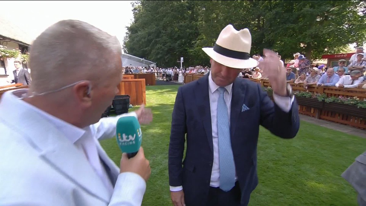 "It's like watching one of your kids go up and down in a relay race... he's like a pet" Charlie Appleby loves this boy!