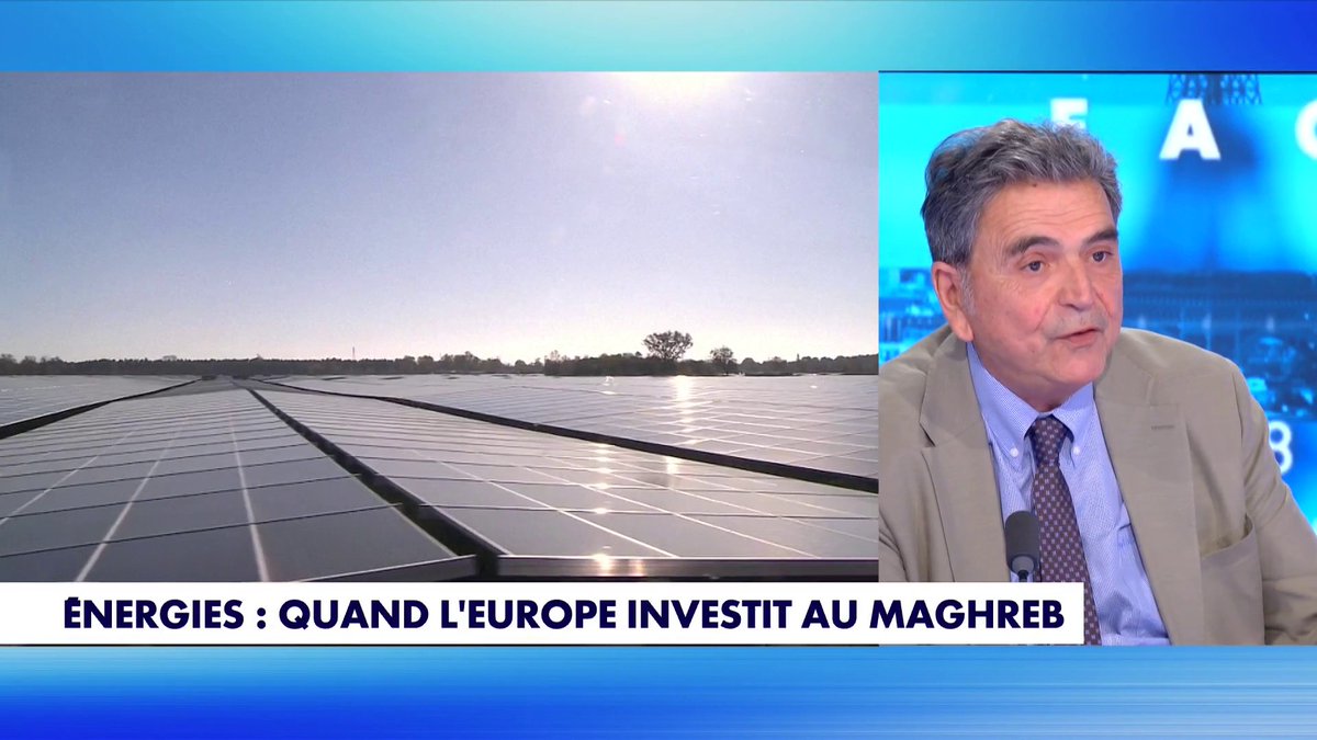 «L'argent des Européens va servir à construire des fermes éoliennes et solaires au Maghreb», dévoile Pierre Lellouche, après une initiative de l'Union européenne destinée à mobiliser jusqu'à 25 milliards d'euros dans les énergies renouvelables, dans #FaceAPierreLellouche