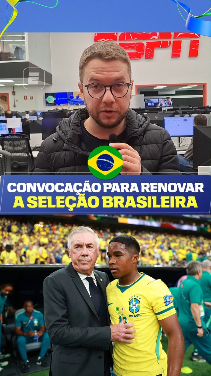COM NOVIDADES! 🇧🇷👀 Donke escolheu os 26 nomes que ele convocaria para renovar o time da seleção brasileira. O que achou das escolhas dele, fã des esportes? 👉 Assista à Copa do Mundo FIFA pela CazéTV, no #DisneyPlus, sem custo adicional. #ESPN2026 #FIFAWorldCup #Brasil