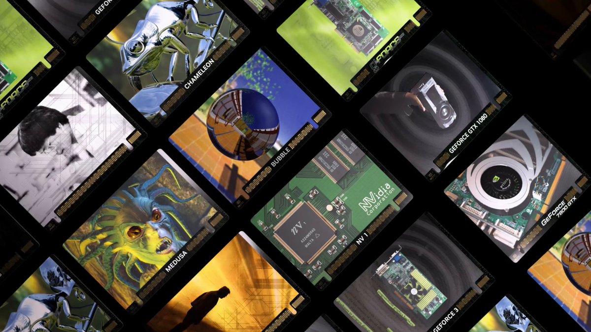 Meet GeForce Trading Cards Series 1 🟢 Generations of GeForce, now in your hands. Series 1 celebrates the graphics cards, tech demos, & games that started it all. Want a chance to win a pack? Tell us which GeForce graphics card and game started it all for you using #CollectRTX