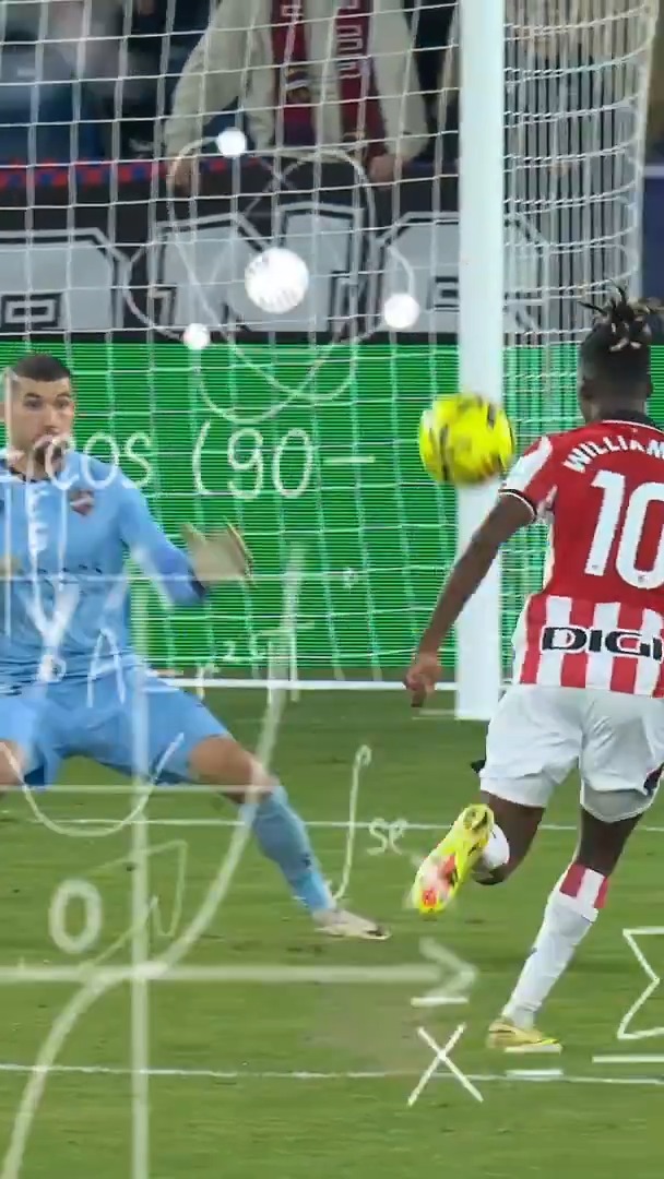 📐 Calculado al milímetro. Definido con precisión. LALIGAEASPORTS | LALIGAHighlights | Athletic Club | Nicolas Williams