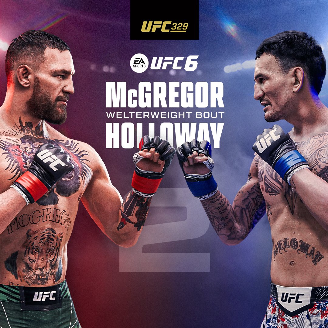 Thirteen years in the making... The rematch is almost here 🍿 Who are you backing? #UFC6