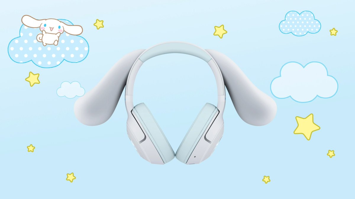 Float into Cinnamoroll’s world with the Razer Kraken Kitty V2 BT – Cinnamoroll Edition: As the final drop in our Sanrio collaboration lineup, the Razer Kraken Kitty V2 BT – Cinnamoroll Edition brings his signature floppy ears and sky-blue style to your games, streams, and favorite playlists. #Razer #Cinnamoroll #Sanrio