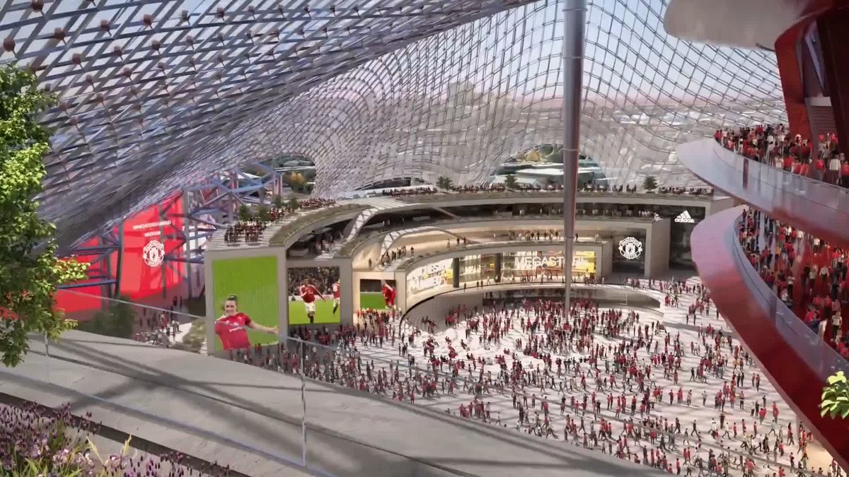 Location for Manchester United's new 100,000-seater ground revealed ⤵️
