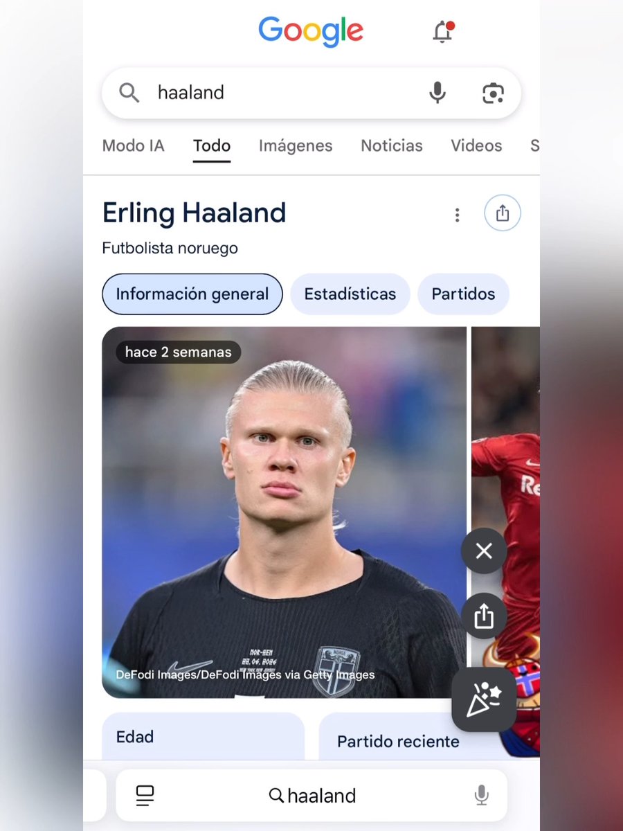 Esto es INCREÍBLE 😅 Si buscas 'Haaland' en Google te aparecen vikingos remando... ¡incluso puedes hacer sonar el tambor! 🇳🇴🇳🇴🇳🇴🇳🇴