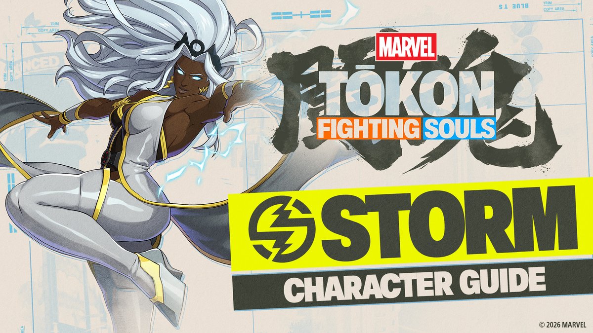 🌪️ Wind, ⚡ lightning, and total battlefield control. Storm’s Character Guide shows you how to master her mid-to-long range aerial combat and avoid getting caught up close.
