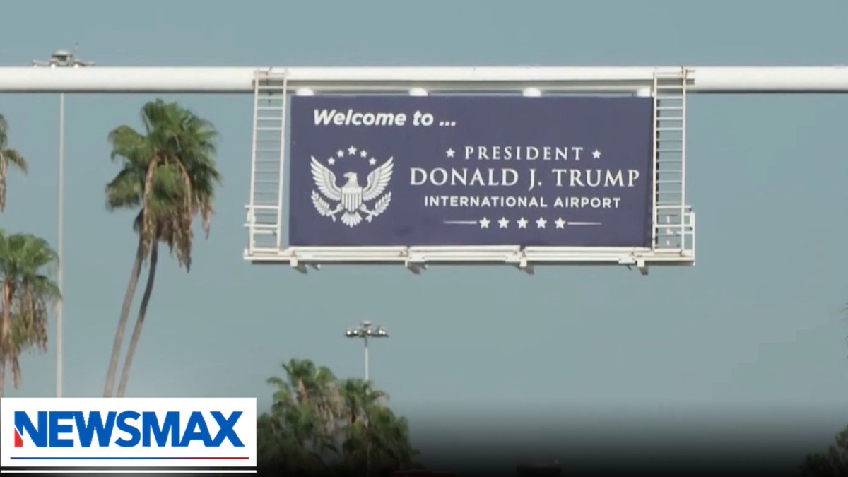 WELCOME TO DJT: Florida’s Palm Beach International Airport has officially been renamed President Donald J. Trump International Airport. NEWSMAX Senior Correspondent John Huddy breaks down the official transition on “National Report.” John Huddy