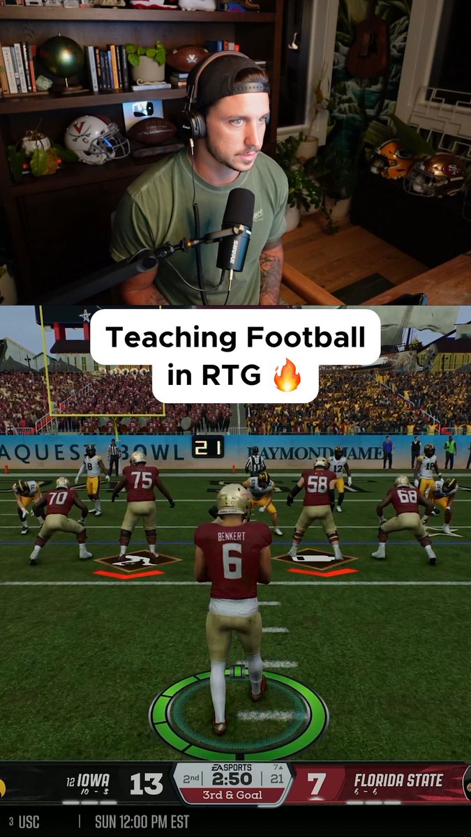 Using CFB 27 to teach football 🤝