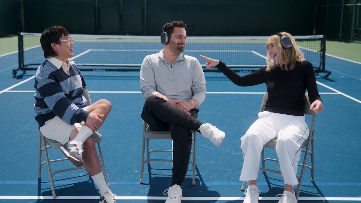 The sweet sounds of pickleball. #TheDink — A new comedy movie, streaming July 24 on Apple TV