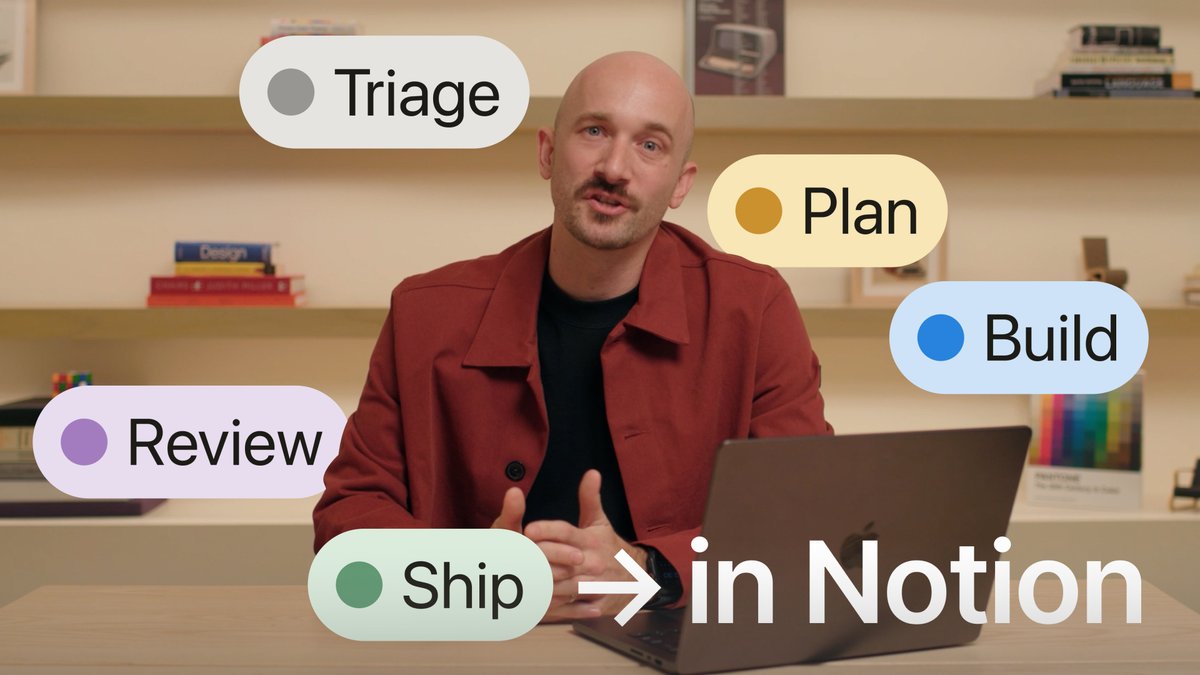 Introducing Ship OS: The agent-native way to ship software. Run your entire product development cycle in Notion, from customer feedback to a merged PR. Agents handle the triaging, routing, and summarizing. Your team handles the judgment calls. Set up Ship OS →