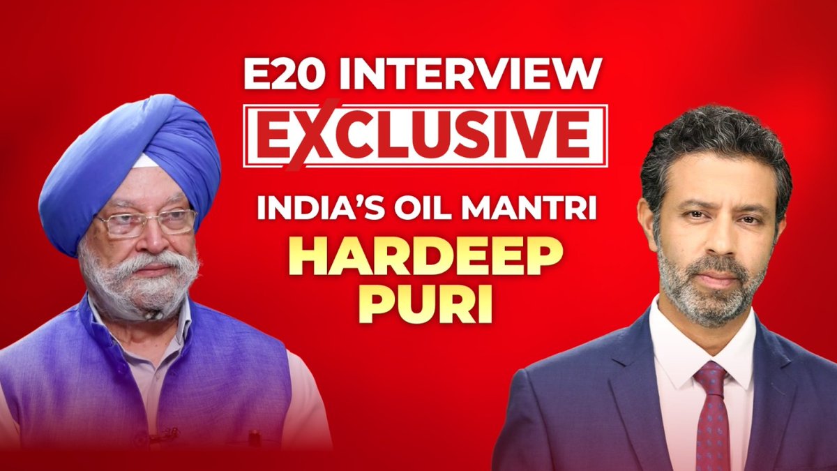 #SuperExclusive | We're not going to go lower from E20 down. It is a no one's interest. It's not in the interest of the driver. There are a couple of unemployed failed social activist who wish that to happen: Union Petroleum minister Hardeep Singh Puri Rahul Shivshankar | #TheHardFacts