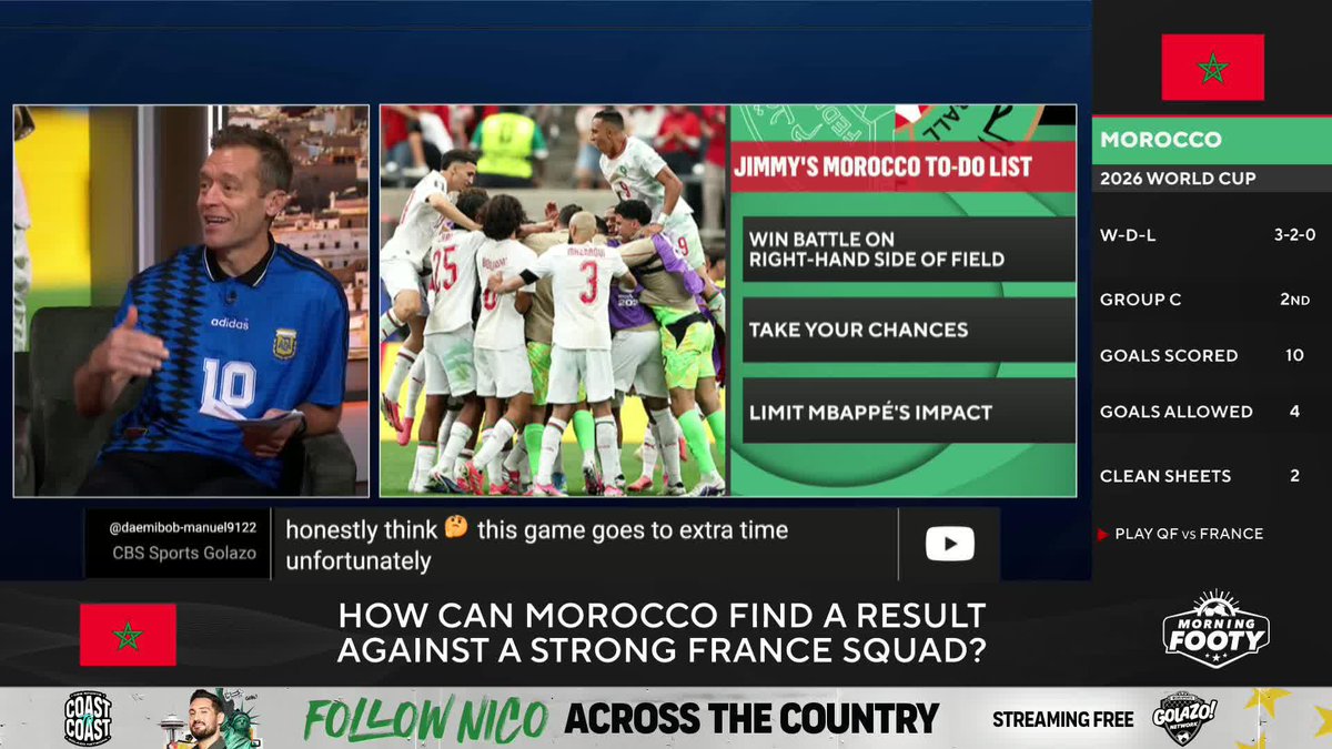 "I no longer look at the Atlas Lions and think 'oh this is the surprise package... I expect them to at least make the final four." JayDee Dyer on this Morocco side no longer being 'dark horses' 🇲🇦