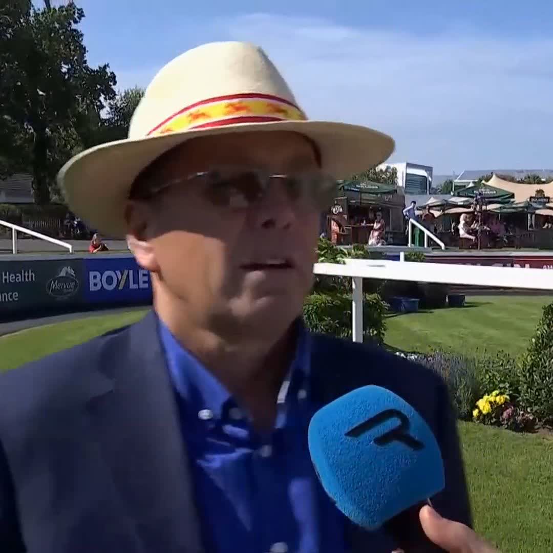 🗣️ "The future looks bright." Ger Lyons on a promising debut success Leopardstown RC for Frankel filly Maire Rua Juddmonte