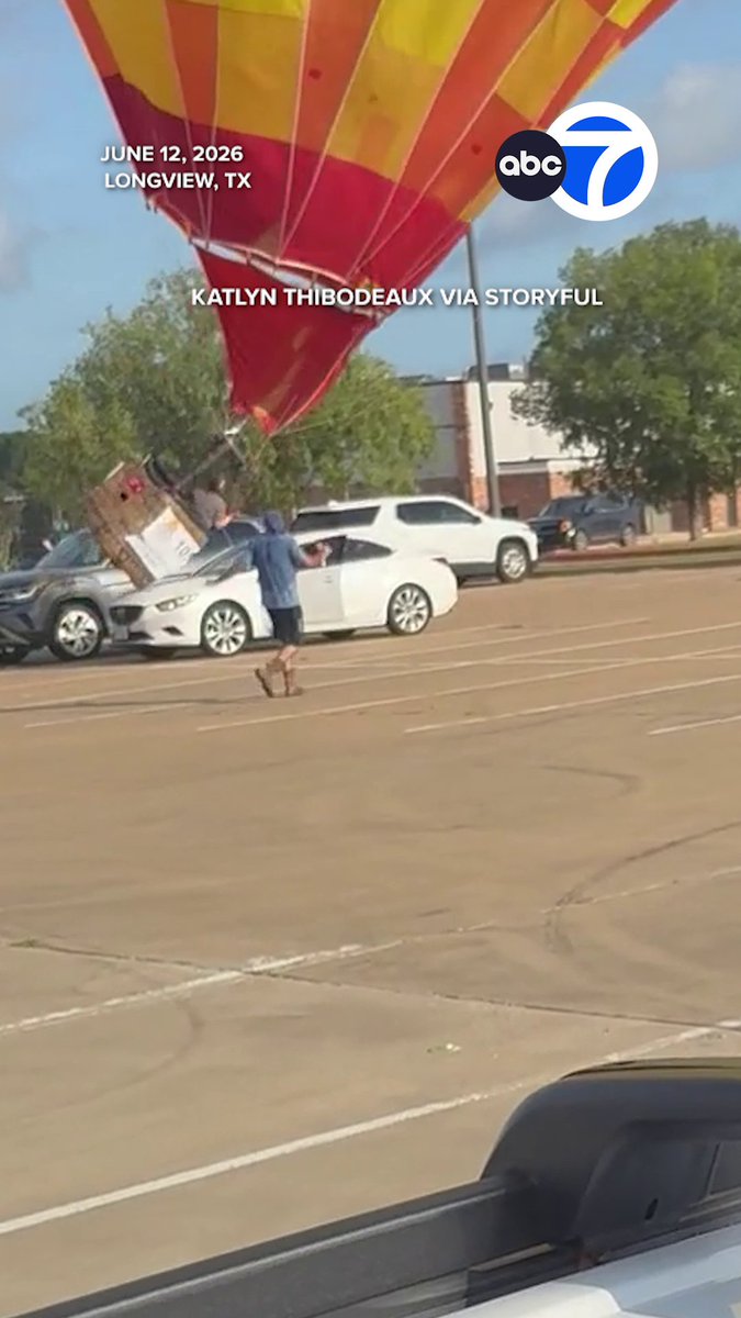 The woman who shot this video says she and her son were planning to book a hot air balloon ride - until this happened right in front of them. She had a change of heart, saying "Nature sent me a Yelp review."
