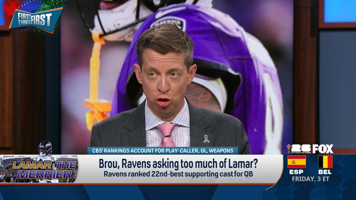 Ravens ranked 22nd-best supporting cast for QB. Danny Parkins weighs in: “I thought the ranking was just right… It’s not a very talented offensive group around Lamar Jackson, it isn’t.”