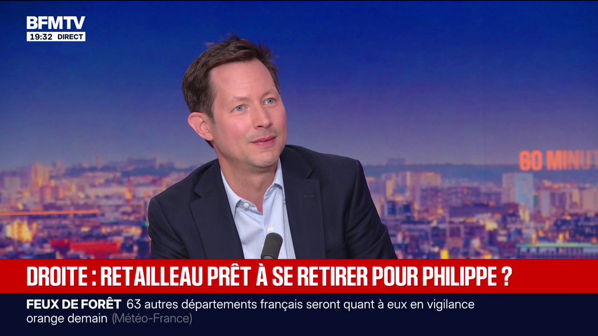 "Édouard Philippe, je ne crois pas qu'il puisse représenter la droite aujourd'hui", estime François-Xavier Bellamy (LR)
