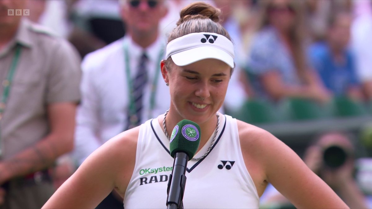 Linda Noskova has "20-30 superstitions in a day" 🤯 Some of these must be working because she's into the #Wimbledon final!