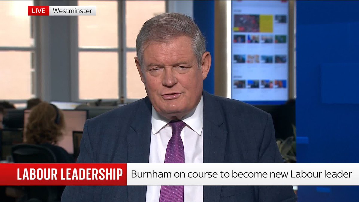 Nominations for the next Labour leader opened at 9am today, and have now paused for the day. A source has told Sky's @JonCraig that around half of the 403 Labour MPs have submitted their nominations, with most, if not all, expected to be for Andy Burnham. 📺 Sky 501 and YouTube