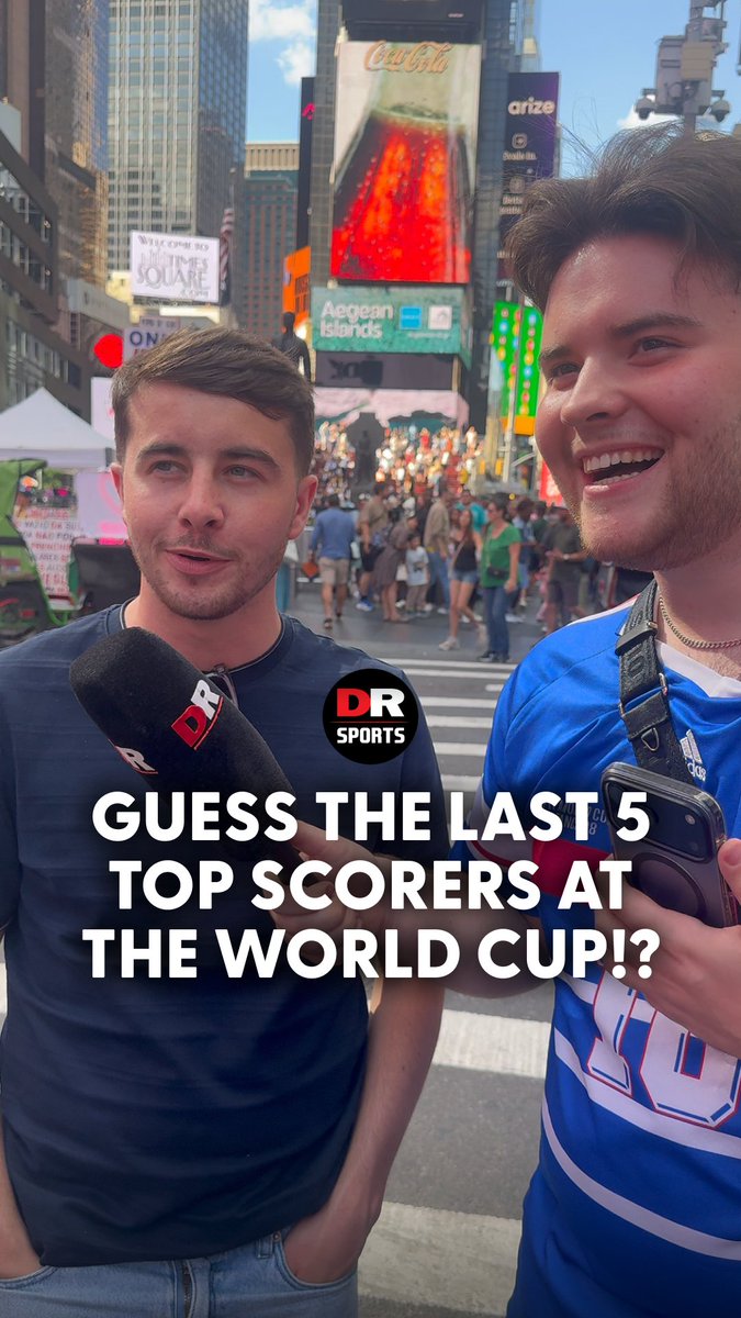 Guess The Last Top Scorers At The World Cup!? 🤔 #DR Sports