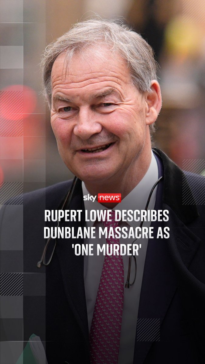 The leader of the far-right Restore Britain party has sparked fury after wrongly describing the 1996 Dunblane massacre as 'one murder'. Sky's Scotland correspondent Connor Gillies reports ⬇️ Read more: