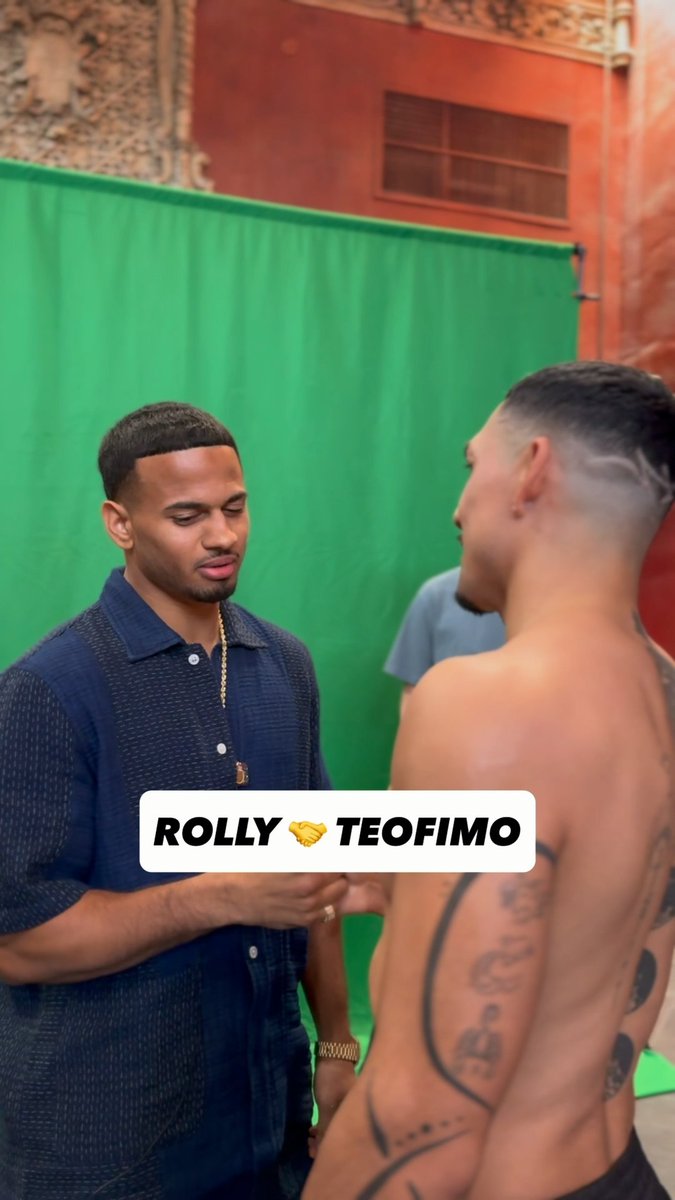 All love now. All-out WAR on Aug. 22. #RollyTeofimo