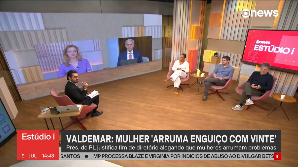 Flávia Oliveira comenta declarações do presidente do PL, Valdemar Costa Neto, de que não vai escolher uma substituta para Michelle Bolsonaro na presidência do PL Mulher "porque mulher arruma enguiço com 20". ➡ Assista: #GloboNews #ConexãoGloboNews
